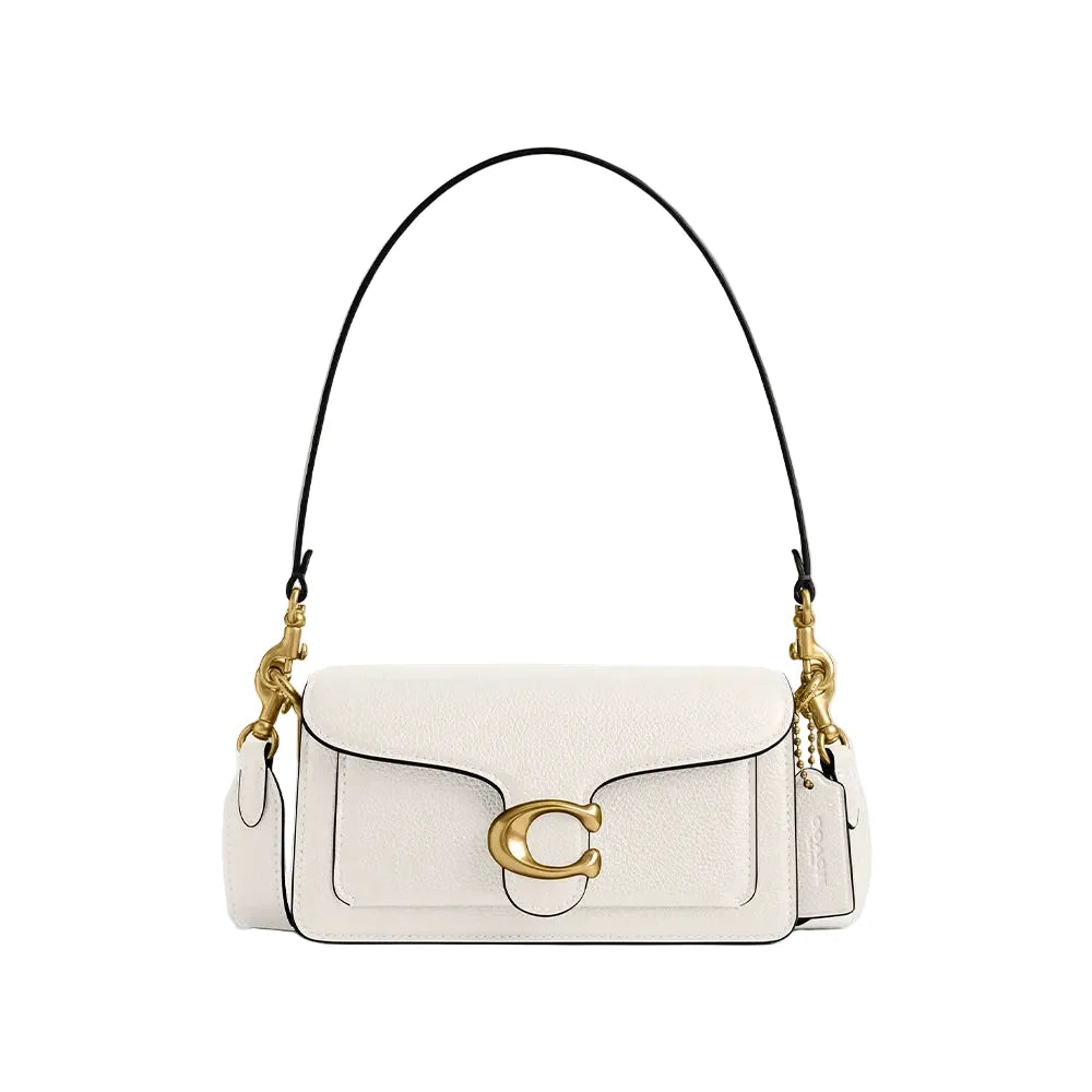 Tabby Shoulder Bag  26 - Brass/Chalk