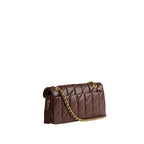 The Tabby Shoulder Bag 26 With Pillow Quilting- Brass/Maple