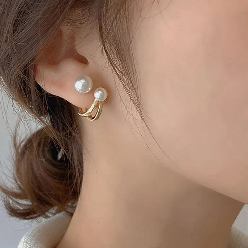 Retro Pearl Earrings