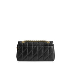 The Tabby Shoulder Bag 26 With Pillow Quilting - Brass/Black