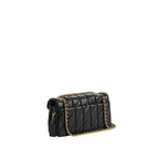 The Tabby Shoulder Bag 26 With Pillow Quilting - Brass/Black
