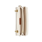Tabby Shoulder Bag 26 With Pillow Quilting- Brass/Chalk